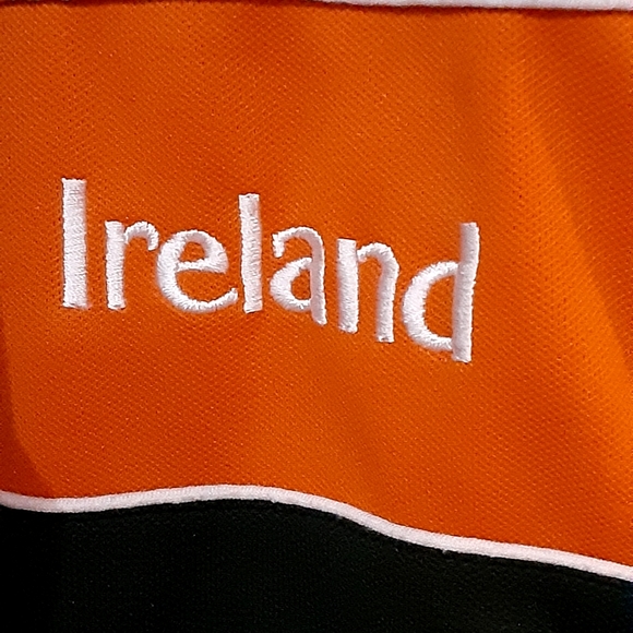 ace men's Ireland Crest Embroidered Full Zip Windbreaker Cotton Blend, Size M - Picture 2 of 8